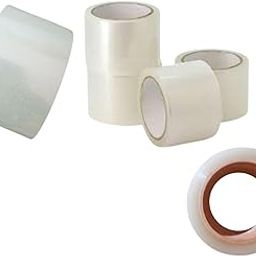 Vek Transparent BOPP Adhesive Tape | 3-inch x 100Meter | Pack of 3 | Tent House Tape for Packaging and stationary-image-70