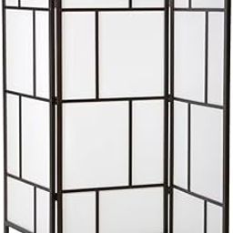 MARIAS KOMMERCE RISÖR Room Divider, White/Black, 216x185 cm (85x72 7/8 ")-9