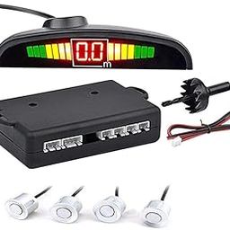 Auto Addict Car Reverse Parking Sensors Assistant White Color for Maruti Suzuki Alto K10-14