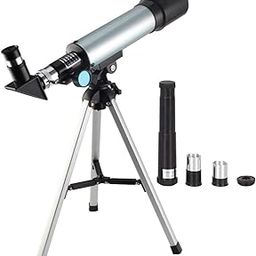 FosCadit High Power Reflector Type Telescope Seeing Planets and Stars Moon and Outdoor with Portable Travel Tripod Adjustable Level-picture-11