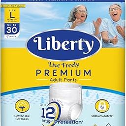 Liberty Premium Adult Diaper Pants Unisex, Large 3x10 Pcs, Waist Size (75-140 cm | 30-55 Inches) (Pack of 3)-image-72