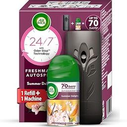 Airwick Freshmatic Automatic Air Freshener Kit [Machine + Summer Delights - 250 ml] White flowers,melon, vanilla fragrance| 2600 Sprays Guaranteed | Lasts up to 70 days-26