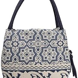 Tribal Cotton Jacquard Handheld Bag-image-40