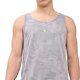 Mens Crew Neck Gym Vest-54