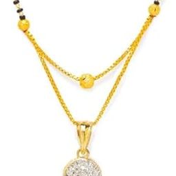 Elegant 22K Double Layer Mangalsutra Necklace | Classic Traditional Indian Jewelry | Ideal for Weddings & Special Occasions-image-3