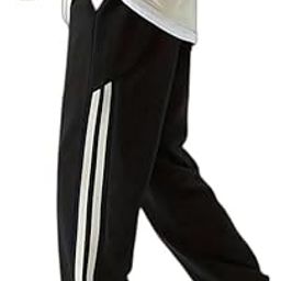 Men Stylish Trackpant for Regular USES (3_Black_White_Patti_168)-image-64