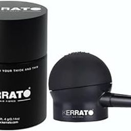 Kerrato Hair Fibres 4g (Medium Brown) with Pump Applicator Combo Pack | Natural Keratin Hair Thickening Fibres for Men & Women | Conceal Thinning Hair Instantly | Hair Fiber Pump Applicator-image-69