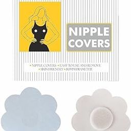 Self Adhesive Nipple Covers | Nipple Pasties, Nipple Protectors, Bra-Free Clothing, Disposable, Nipple Stickers | Breast Petal (10pcs)-50