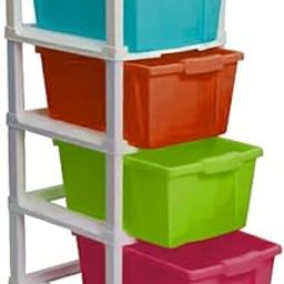 Supreme Chest Multipurpose Plastic Storage Drawers (Multicolour, Standard)-image-25