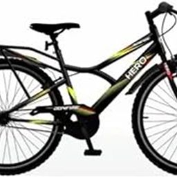 Unisex Hero Next Rigid Suspension Road Bike Cycle In 24" Wheel Size With Integrated Carrier For Age Group 10-13 Years, Black-58