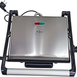 Jumbo Max-grill Sandwich Maker/Contact Grill with LED indicator | Non-stick coated plates | Cool touch sliding Handle || 4 Slice Bread || Loag Cord Cabel-9