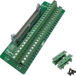 IDC50 2x25 Pins Male Header Breakout Board Terminal Block Connector with Simple DIN Rail Mounting Feet-5