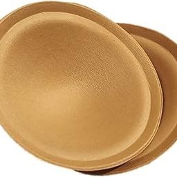 Women Cotton Round Shape Bra Cup Pad 1 Pair-image-73