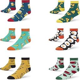 Men's and Women's Combed Cotton Ankle Length Socks (Pack of 6) (Multicolour, Free Size)-image-5