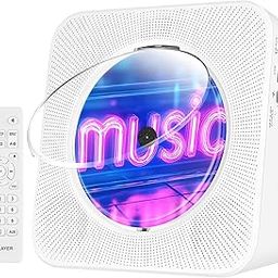TODANGAI CD Player Portable with Built in HiFi Speakers, Support Bluetooth/AUX Jack/USB Input/Timer/FM Radio Kids CD Players for Home, Travel, Office, Gifts-image-110