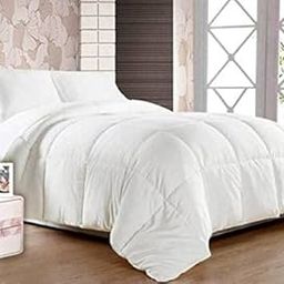OMAJA HOME Solid Double Duvet (Polyester, White)-23