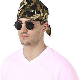 Army Man's & Boy's Camouflage Multipurpose Paisley Printing Cowboy Bandana Headbands Handkerchiefs Necktie-image-55