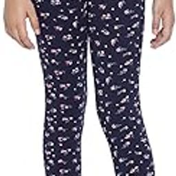 Girls Cotton Printed Non-Transparent Regular Fit Ankle Length Leggings-image-3
