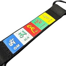 Tibetan Ladakh Prayer Hook Key chain Julley Om Mani Padme Hum Carabiner Keychain Daily usr for Bike, Car and other use-image-18