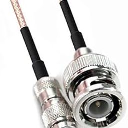 NBR BNC Male to SAA Mini DIN 1.0/2.3 Straight Plug for HD SDI Transfer RF Video Signals Coax Cable RG316 Pigtail Cord (30cm / 1ft.)-17