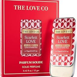 THE LOVE CO. Solid Perfume for Men & Women | Long-Lasting Floral Fragrance Balm | Alcohol-Free, Travel-Friendly, Pocket Perfume Stick | Luxury Scent - 12gm (Scarlett Love)-image-81