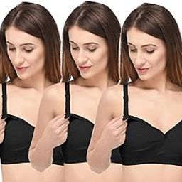 Women's Cotton Wire Free Seamless Nursing Bra-image-19