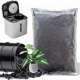 Replacement Activated Charcoal Filters for Merior Kitchen Compost Bin, Odor Absorbing Filter Refills Compatible with Electric Countertop Compost Bin and Other Indoor Smart Compost Bin-image-65