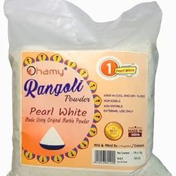 hamy® Marble White Rangoli Powder First Quality Muggu Pindi - 1 Kg-image-30