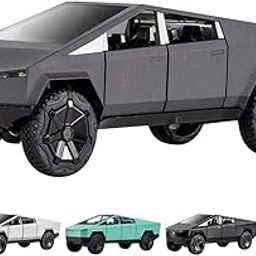 PRIME DEALS Tesla Cyber Truck 1:36 Model Car Exclusive Alloy Metal Pull Back Die-cast Car Diecast Metal Toy car with Openable Doors & Light Music Best Gifts Toys Kids Multi Color (Pack of 1)-14