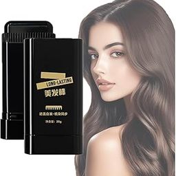Carylook Hair Color Stick, Upgraded Waterproof and Sweat-Proof Hair Dye Stick, Portable Hair Color Touch-Up stick with Comb, Quick and Easy Coverage (Black*1)-image-54