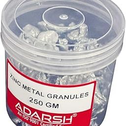 AI-Zinc Metal Granules 250gm/Lab Grade Accessory/The Curated Chemical Collection/Reagent Grade Granular Metal Zinc/High Purity 99.99% 250gm-11