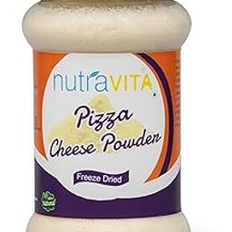 Nutra Vita Freeze Dried Pizza Cheese Powder 100g – With Sprinkler Cap in Reusable PET Bottle-image-1