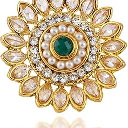 Latest Traditional Collections Copper and Cubic Zirconia Classic Cocktail Ring for Women & Girls-image-42