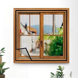 Wild Accessories Window Mosquito Net (Size-130x140 cms/51 * 55 Inches/4.27 * 4.59 Feet, Color-Black), 120 GSM Fiberglass Insect Net with Strong Self Adhesive Hook and Loop Tape-image-38