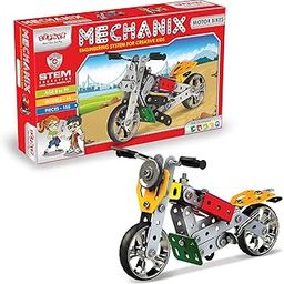 Mechanix Motorbikes STEM Toy, Building and Construction Set for Boys and Girls Age 7+ Years-image-18