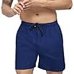 Mens Cotton Light Weight Boxer Short with Draw String and Elastic NS2534B-image-0