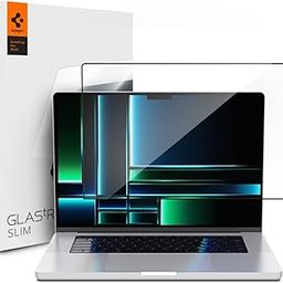 Spigen Full Coverage Tempered Glass Screen Protector Guard For MacBook Pro 14 inch (M3 / M3 Pro / M3 Max / M2 Pro / M2 Max / M1 Pro / M1 Max) - 1 Pack-image-54