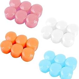 24PCS Ear Plugs for Sleeping, ink, Blue, White, and Orange, 4 Boxes, Noise Reduction for Home, Travel, and Work, Reusable Silicone Wax Ear Plugs for Sleeping, Swimming-14