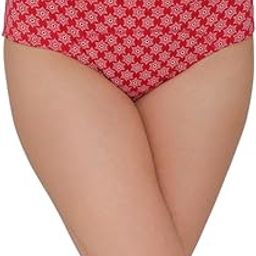 Women's Cotton Medium Waist Inner Elastic Hipster Panty - Pink-image-33