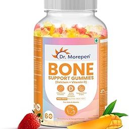 Dr. Morepen Bone Support Gummies with Calcium + Vitamin D For Muscle Functions, Calcium Absorption, Bones & Teeth - 60 Gummies-image-53