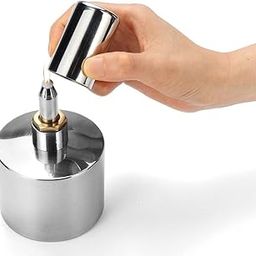 Stainless Steel Dental Spirit Lamp With Cap Premium Quality Material-image-57