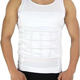 Men Nylon Size S Body Shaper Weight Loss Slim & Lift Slimming Shirt Waist Belt White 1 Pieces – 07-image-19