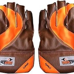 JetFire foam Basic College Wicket Keeping Gloves (Multicolor) Wicket Keeping Gloves (L, Orange), Cycling, Free Size-image-51