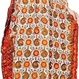 ukal Women's Kaftan Dress Beach Ladies Sleepwear Night Gown Robe V-Neck Cover Up Night Wear (Multicolor, Free Size)-picture-24