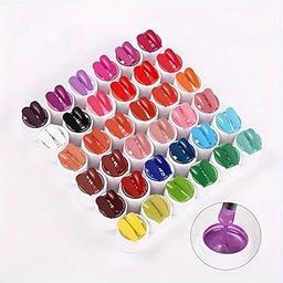 anezus EVICOME Professional UV Gel Nail Polish,Set of 36 Lasts Upto 21 Days, Super Glossy Finish, Non-Chipping, Non-Smudging, Quick Drying Nail Polish, 36 ml-2