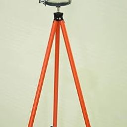 Aluminum and Brass Mix Prismatic Compass with Aluminum Adjustable Tripod Stand-picture-4