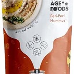 Space Age Foods Ready to Eat Peri Peri Hummus 75g (250g when Rehydrated)-image-1