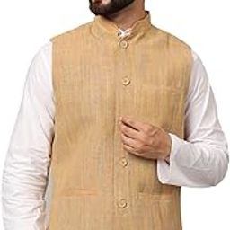 Men's Nehru Jacket/Waistcoat Sophisticated Ethnic Wear-image-27