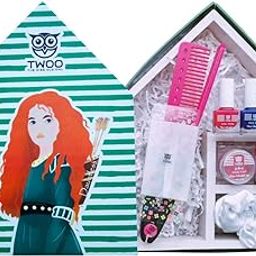 TWOO 8-in-1 Wise Box Beauty Kit for Girls | Teenagers | Lip Care Set | Safe & Organic Lip and Cheek Tint | Lip Balm | Swanky Band | Lip Gloss for Girls Age 3-16 | The Dauntless Wise Box-picture-29