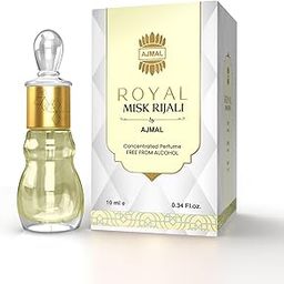 Ajmal Royal Misk Rijali Attar | Musky & Floral Fragrance| Men and Women Non-Alcoholic| Long Lasting Attar for Men and Women - 10 ML-30
